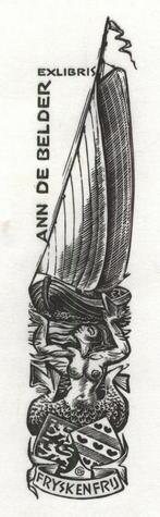 1452 Ex Libris België : Gerard Gaudaen, z.j., Antiek en Kunst, Verzenden