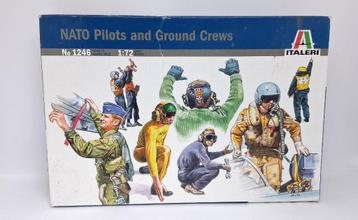 1/72 Figuren - Italeri Nato pilots and ground crew (nr.1246) beschikbaar voor biedingen