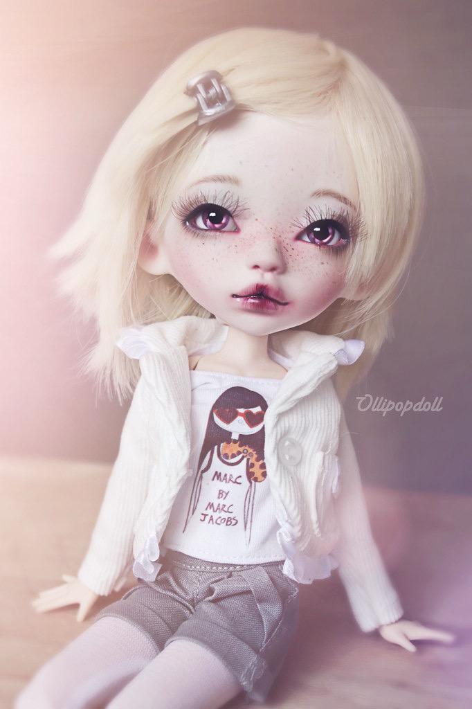 BJD Doll pop DiM (Doll in Mind) Aria hoofd, Verzamelen, Poppen, Zo goed als nieuw, Pop, Ophalen of Verzenden