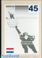 Kavel 801 Maximumkaart Schaatsen, Postzegels en Munten, Postzegels | Nederland, Na 1940, Verzenden, Gestempeld