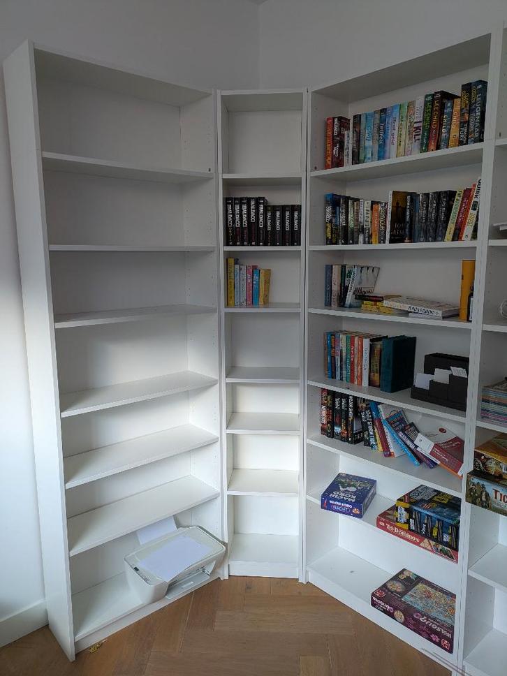 Ikea billy hoekoplossing, Huis en Inrichting, Kasten | Boekenkasten, Zo goed als nieuw, 50 tot 100 cm, 150 tot 200 cm, 25 tot 50 cm