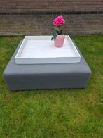 Exotan hocker / poef / buiten tafel all weather met dienblad, Tuin en Terras, Ophalen, Zo goed als nieuw