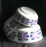 Nestschalen Retro Lila/Paars Jaren 60/70, Ophalen, Huis en Inrichting