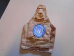 Mouwband Desert camouflage met UN embleem, Ophalen of Verzenden, Landmacht, Nederland, Embleem of Badge