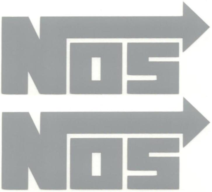 NOS, Nitrous Oxide Systems sticker set #13, Motoren, Accessoires | Stickers, Verzenden
