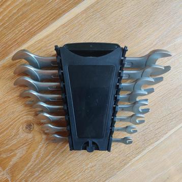 Steeksleutelset 8-delig met sleutelmaten 6 t/m 20 en 22 beschikbaar voor biedingen