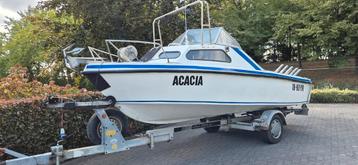 Europa 5.60 vis/toerboot incl. Riba trailer € 1.275  beschikbaar voor biedingen
