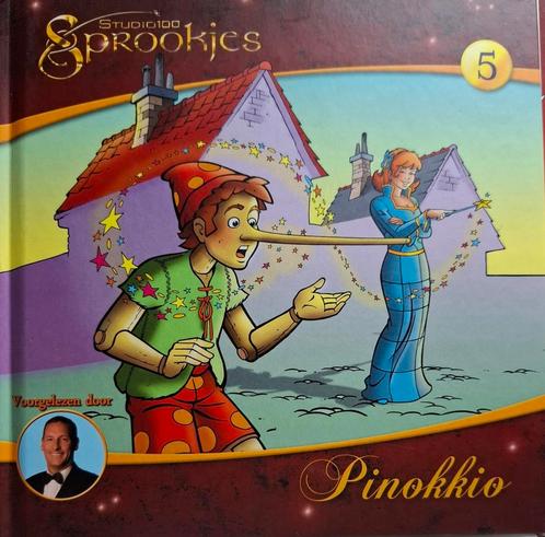 Pinokkio sprookjes studio 100 met cd luisterboek, Cd's en Dvd's, Cd's | Kinderen en Jeugd, Zo goed als nieuw, Verhaal of Sprookje