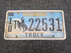 Kentekenplaat Wyoming USA Nummerplaat nummerbord License VS, Ophalen of Verzenden, Gebruikt, Auto's
