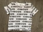 Unisex shirtje / shirt grijs circus CarlijnQ mt 110/116, Kinderen en Baby's, Kinderkleding | Maat 110, Jongen of Meisje, Gebruikt