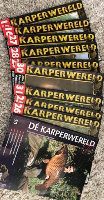Karperwereld tijdschriften beschikbaar voor biedingen