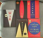 Vijf NIEUWE boeken van Robert Greene War Power Human Nature, Verzenden, Nieuw