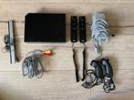 Nintendo Wii starter pack sports edition zwart, Spelcomputers en Games, Ophalen of Verzenden, Gebruikt, Met 2 controllers, Met games