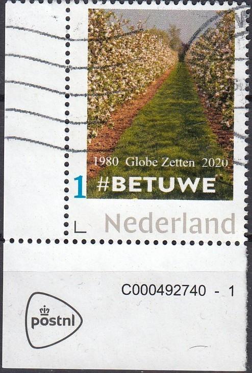 Nederland- 2020- Persoonlijke- 20 Jaar Globe Zetten Betuwe G, Postzegels en Munten, Postzegels | Nederland, Gestempeld, Na 1940