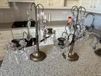 Girandoles 4 stuks, Huis en Inrichting, Lampen | Kroonluchters, Ophalen, Gebruikt
