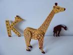 3 houten giraffen divers (nr 17), Verzamelen, Dierenverzamelingen, Ophalen of Verzenden, Zo goed als nieuw, Wild dier, Beeldje of Figuurtje