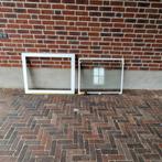 kunstof klapraam enkelglas, Doe-het-zelf en Verbouw, Kunststof, Gebruikt, Raamkozijn, 75 tot 150 cm