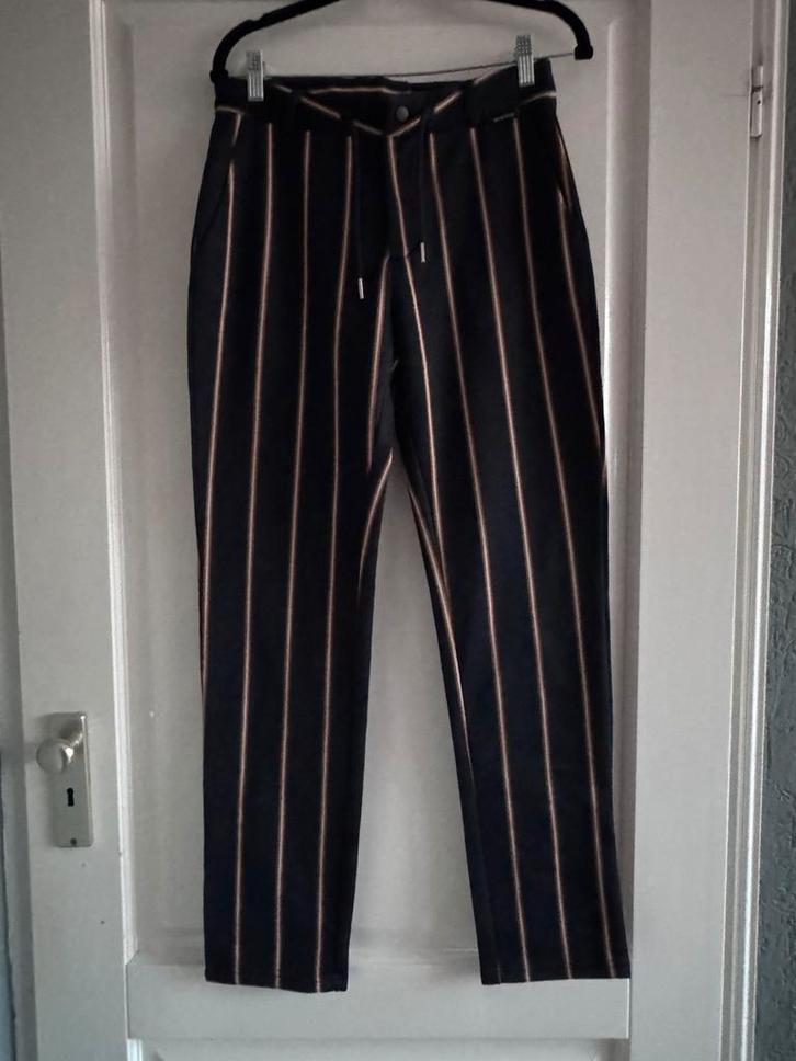 Maison scotch, Kleding | Dames, Broeken en Pantalons, Zo goed als nieuw, Maat 36 (S), Blauw, Lang, Ophalen of Verzenden