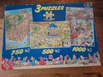 Jan van Haasteren Combidoos 500-750-1000, Ophalen of Verzenden, 500 t/m 1500 stukjes, Zo goed als nieuw