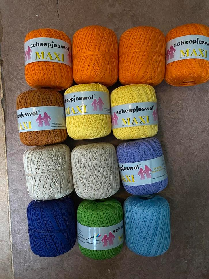 Scheepjes wol maxi -100% katoen, Hobby en Vrije tijd, Breien en Haken, Nieuw, Breien of Haken, Wol of Garen, Ophalen of Verzenden