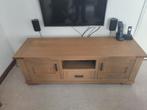 Tv meubel, massief hout, Minder dan 100 cm, 25 tot 50 cm, Zo goed als nieuw, Ophalen