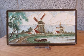 Cloisonné tegel van de Porceleyne Fles, Delft beschikbaar voor biedingen