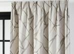 NIEUW gordijnen beige met leuke strepen, Huis en Inrichting, Stoffering | Gordijnen en Lamellen, 200 cm of meer, Beige, Nieuw