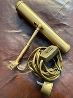 Vintage Schilderijlamp / Pianolamp Messing Jaren '70, Ophalen of Verzenden, Gebruikt, Metaal, Minder dan 100 cm