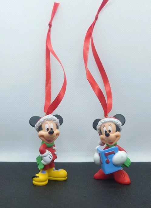 Disney Mickey en Minnie Mouse set kerst ornamenten ornament, Verzamelen, Disney, Nieuw, Mickey Mouse, Ophalen of Verzenden