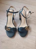 Gucci Marmont Sandalen maat 39, Ophalen, Zwart, Sandalen of Muiltjes, Gucci