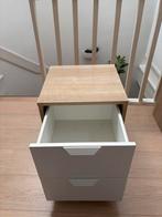 Twee nachtkastjes IKEA, Ophalen, Minder dan 50 cm, Zo goed als nieuw, Met lade(s)