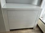Witte Baby Commode, Kinderen en Baby's, Kinderkamer | Commodes en Kasten, Minder dan 75 cm, Zo goed als nieuw, Minder dan 50 cm
