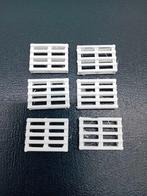 Pallets wit kunstof 6x, Hobby en Vrije tijd, Modelauto's | 1:50, Overige merken, ., Ophalen of Verzenden, Zo goed als nieuw