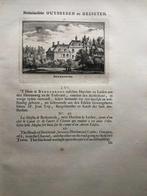 056 / Berkenrode bij Haarlem Kopergravure 1731, Antiek en Kunst, Ophalen of Verzenden