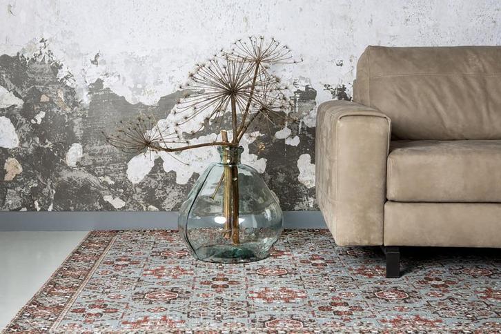 vloerkleed Brinker Carpets Festival Chakra Dull Blue 160x230, Huis en Inrichting, Stoffering | Tapijten en Kleden, Nieuw, 150 tot 200 cm