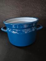 Blauwe emaille pan, Antiek en Kunst, Antiek | Emaille, Ophalen of Verzenden