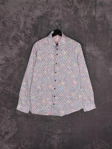 R2 Amsterdam Overhemd 42 16.5 Print Patroon beschikbaar voor biedingen