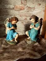 2 antieke brocante engelen kerst gips zeer mooi, Antiek en Kunst, Antiek | Religie, Ophalen of Verzenden