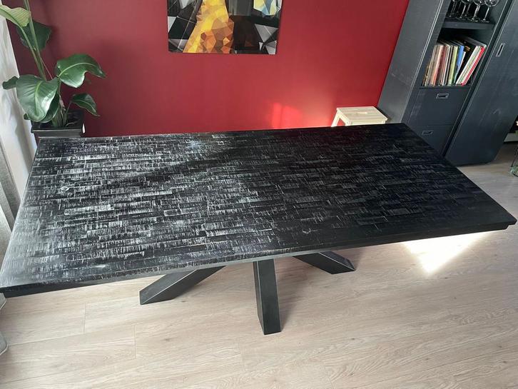 WOOOD Bepurehome Sharing Tafelset 4-delig, Huis en Inrichting, Tafels | Eettafels, Gebruikt, 50 tot 100 cm, Rond, Ophalen