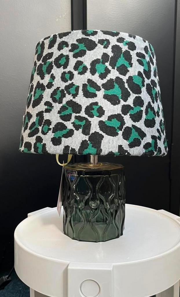 Unieke grote lampenkap met panterprint!, Huis en Inrichting, Ophalen of Verzenden, Nieuw, Minder dan 50 cm