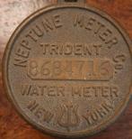 Vintage Neptune Watermeter Trident New York uit de VS, Antiek en Kunst, Ophalen of Verzenden, Brons