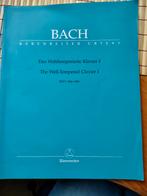Bach, das wohltemperierte klavier 1, Ophalen of Verzenden, Zo goed als nieuw, Overige onderwerpen, J.S. Bach