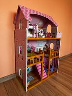 Poppenkast met accessoires, Ophalen, Gebruikt, Poppenhuis