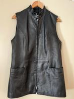 Gerry Weber mooi zwart leren gilet/ maat 38, Kleding | Dames, Verzenden, Zo goed als nieuw, Maat 38/40 (M), Zwart