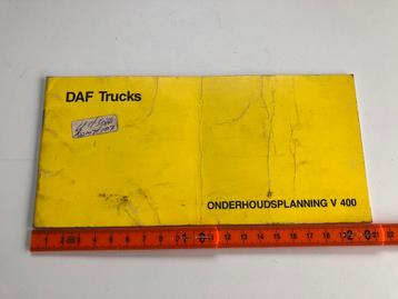 DAF V400 onderhoudsboekje beschikbaar voor biedingen