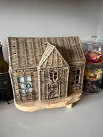 RM huis mand rotan, Huis en Inrichting, Ophalen of Verzenden, Zo goed als nieuw, Rond, Riet