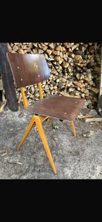 Galvanitas s16 Ocher Brown / Ebony 2 stuks, Huis en Inrichting, Stoelen, Ophalen of Verzenden, Zo goed als nieuw, Bruin, Twee