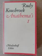 Rudy Kousbroek - Anathema's I, Gelezen, Ophalen of Verzenden, Rudy Kousbroek, Nederland