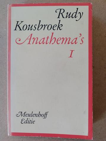 Rudy Kousbroek - Anathema's I beschikbaar voor biedingen