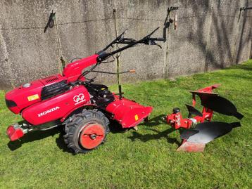 HONDA tuintractor (type F810, 7 pk, freesbak (80 cm), ploeg) beschikbaar voor biedingen